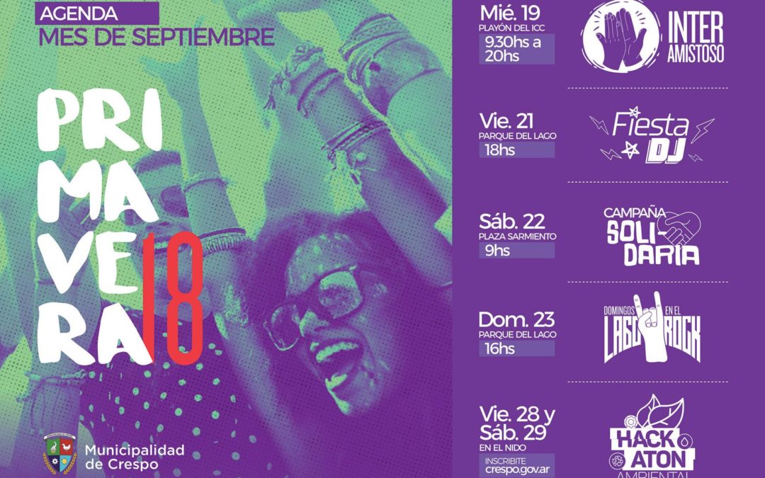 ACTIVIDADES POR LA PRIMAVERA 2018