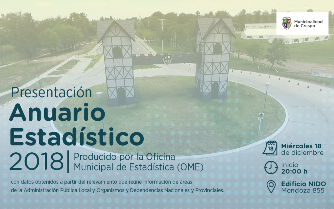 PRESENTACIÓN DEL ANUARIO ESTADÍSTICO 2018