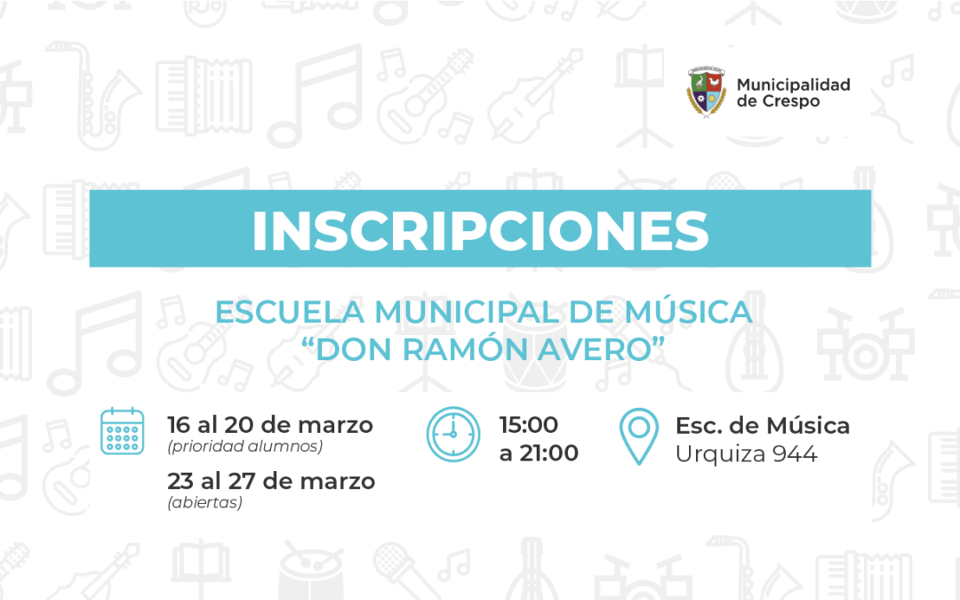 MIRÁ LAS PROPUESTAS QUE TENEMOS PARA VOS EN LA ESCUELA DE MÚSICA