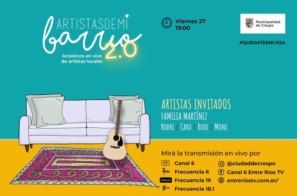 #QuedateEnCasa: Hoy acústico de la familia Martínez