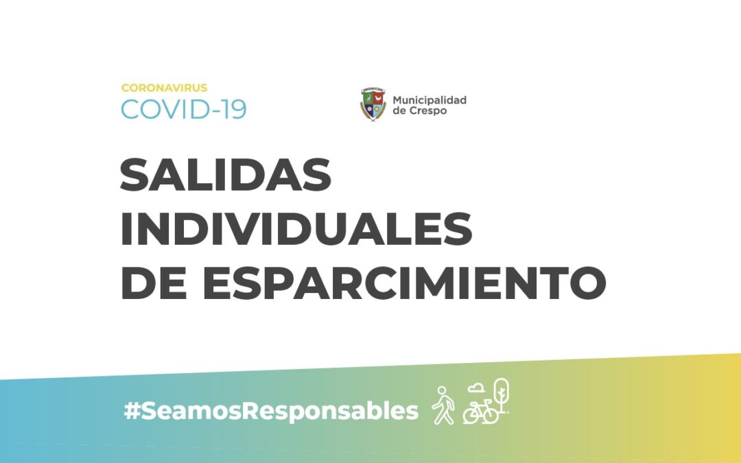 DARÍO SCHNEIDER HABILITÓ LAS SALIDAS DE ESPARCIMIENTO EN LA CIUDAD DE CRESPO