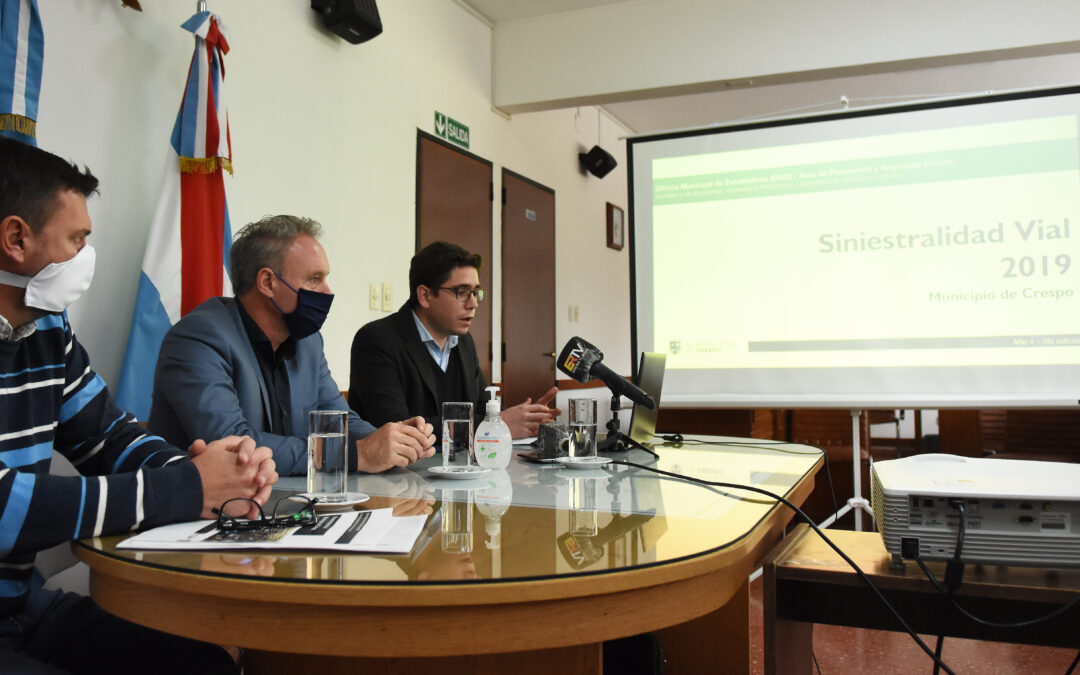 EL GOBIERNO MUNICIPAL PRESENTÓ EL INFORME ESTADÍSTICO DE SINIESTRALIDAD VIAL