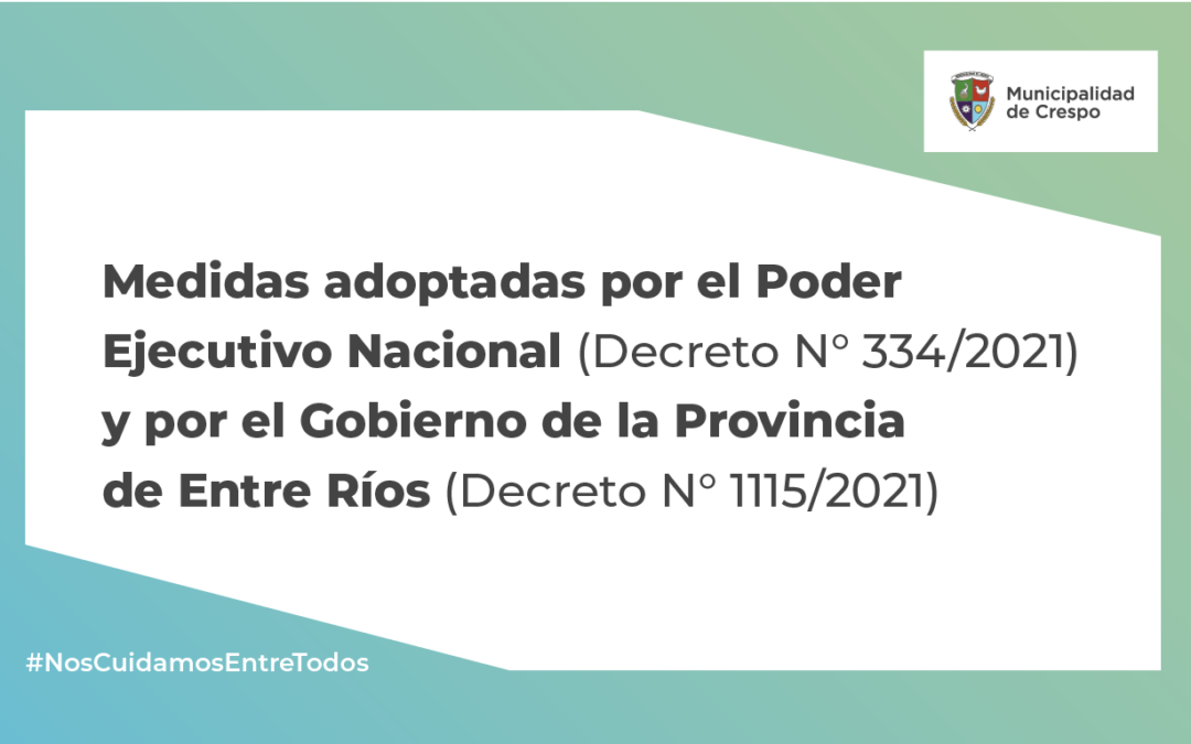 ACTIVIDADES ESENCIALES HABILITADAS POR EL GOBIERNO NACIONAL Y PROVINCIAL