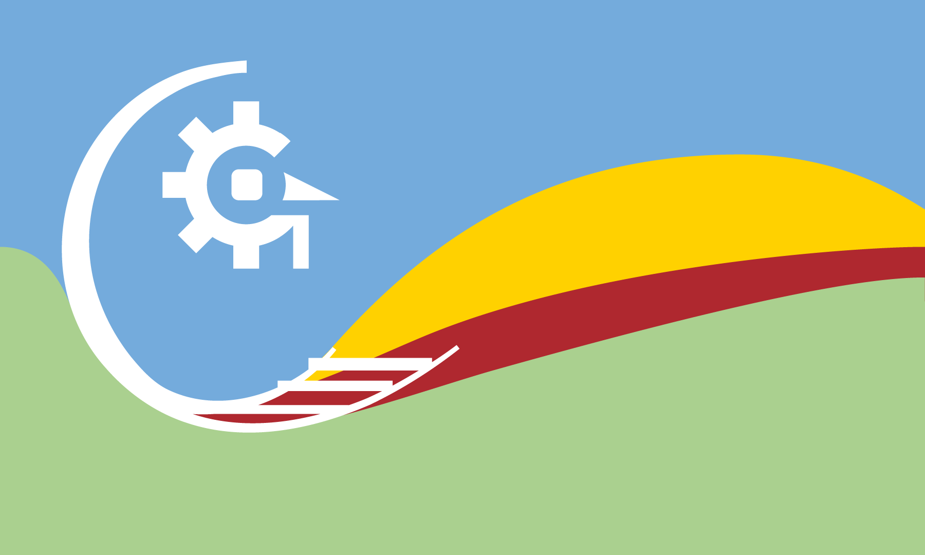 Bandera oficial de la ciudad de Crespo