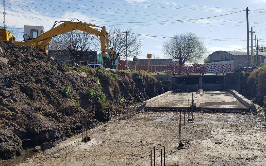 CANAL DE DESAGÜE EN EL BARRIO AZUL, UNA OBRA QUE TRANSFORMA EL LUGAR Y CAMBIA LA VIDA DE LOS VECINOS