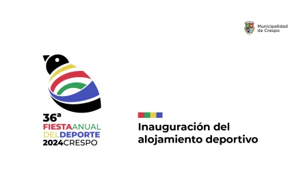 INAUGURACIÓN DE OBRAS EN EL CAMPO DE DEPORTES YAPEYÚ Y RECONOCIMIENTOS A LOS EMBAJADORES DEPORTIVOS DE CRESPO