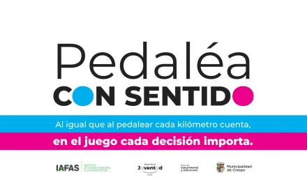 CONCIENTIZAMOS SOBRE EL JUEGO RESPONSABLE, CON UNA BICICLETEADA Y ‘ACÚSTICOS EN EL PÓRTICO’